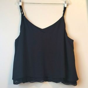Black Flowing Camisole